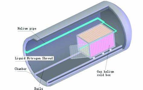 liquid hydrogen and liquid helium vacuum cold box shells